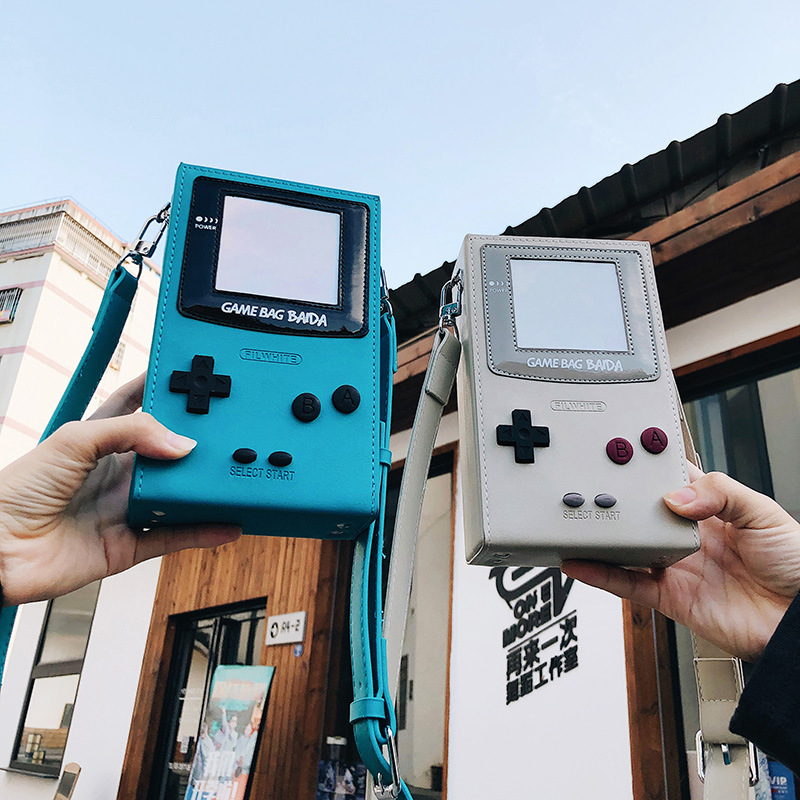 Retro Gaming Events - Unique Creative Game Console Shaped Crossbody