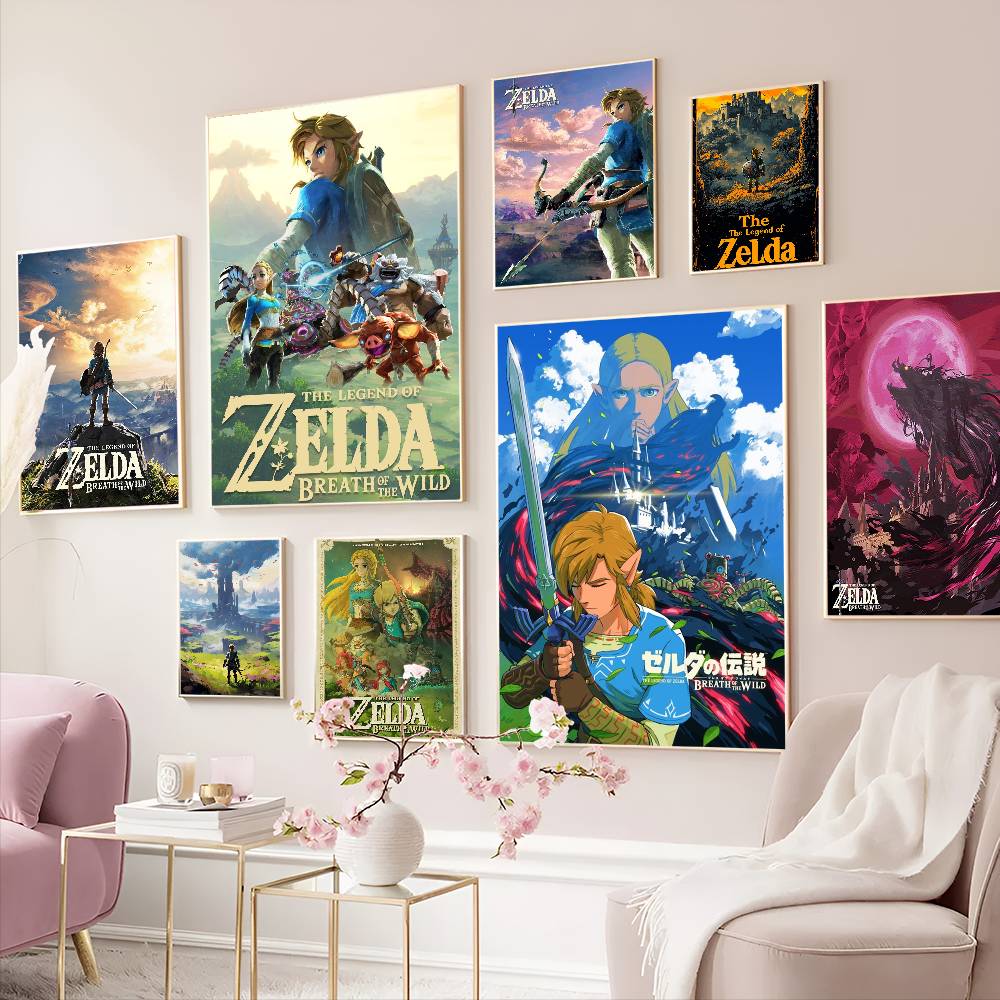 Retro Gaming Zelda - Anime L-Legend Video Game Z-Zeldas Movie