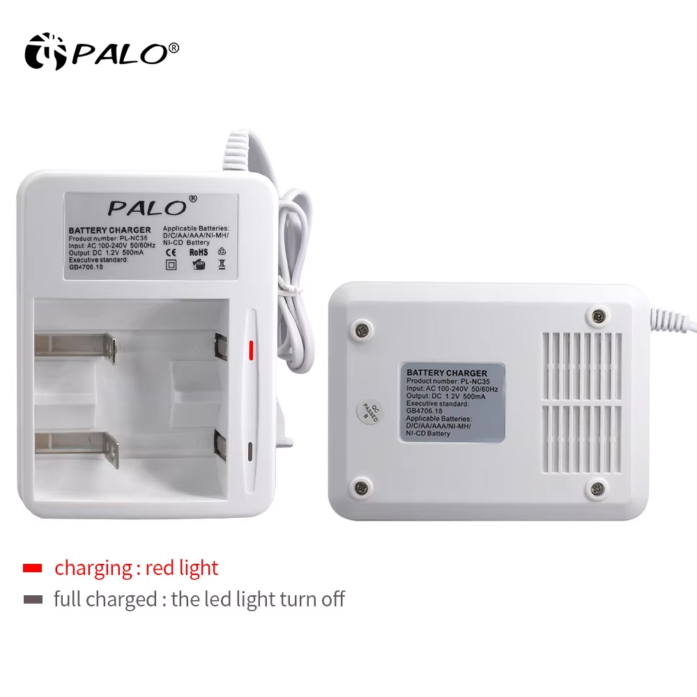 Rechargeable Battery Aa - PALO Intelligent Smart Charger For 1.2V