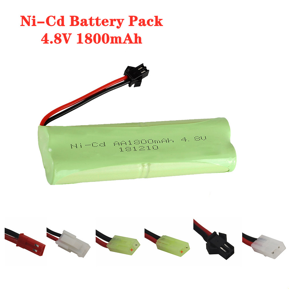 Rechargeable Battery Aa - 4.8v 1800mah Battery NiCd AA 4.8V