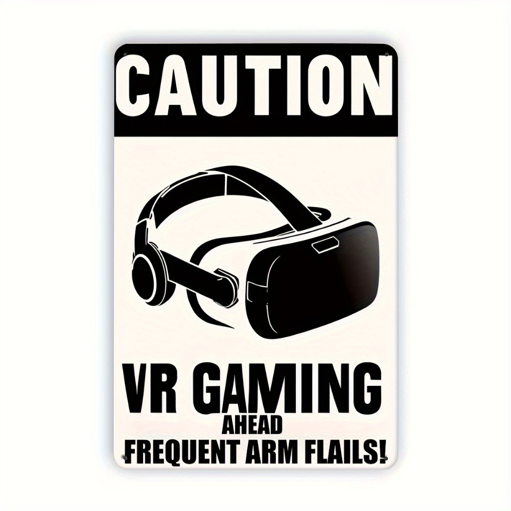 1PC Caution VR Gaming Metal Ti - Retro Gaming Vr ulasan dan harga