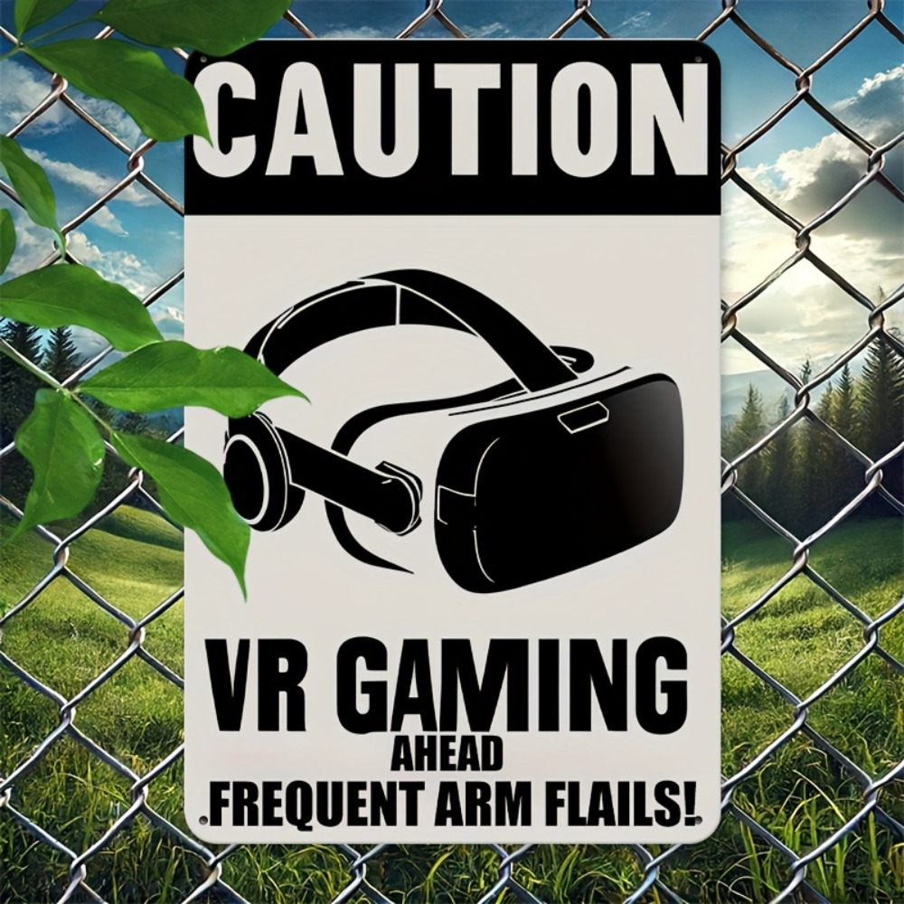 1PC Caution VR Gaming Metal Ti - Retro Gaming Vr ulasan dan harga