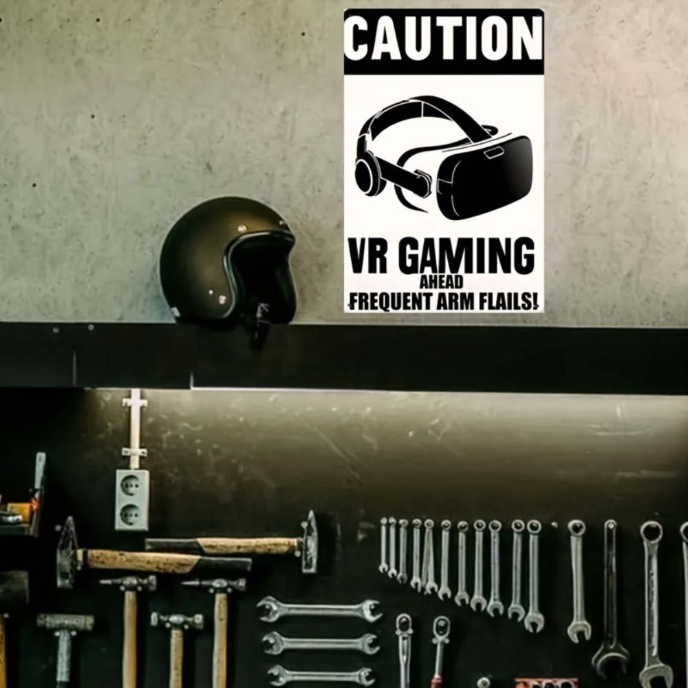 1PC Caution VR Gaming Metal Ti - Retro Gaming Vr ulasan dan harga