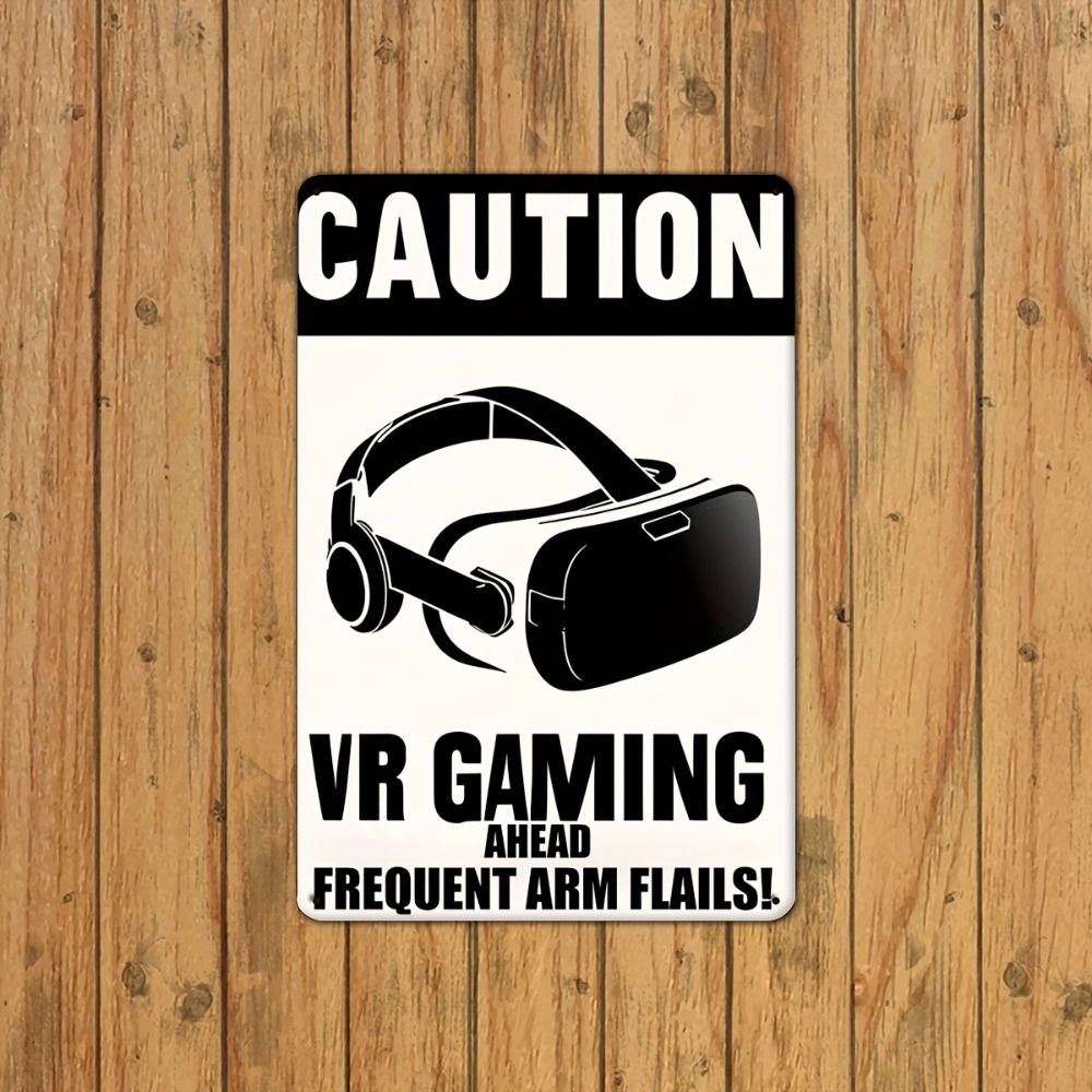 1PC Caution VR Gaming Metal Ti - Retro Gaming Vr ulasan dan harga