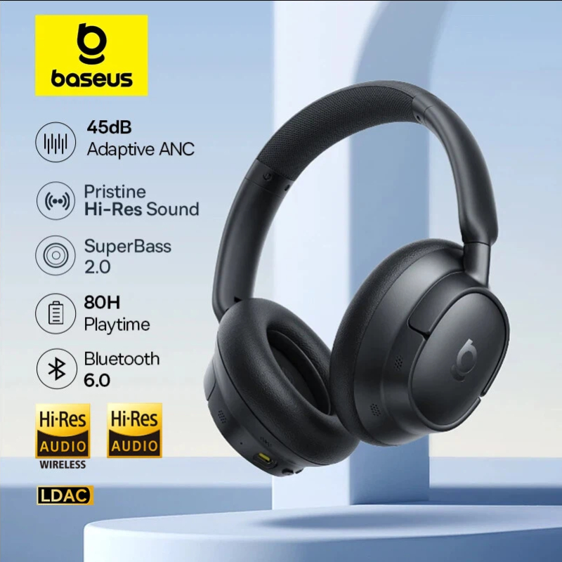 Baseus EH10 NC ANC Wireless He - Retro Gaming Headset ulasan dan harga