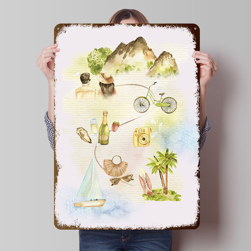 Travel the World Printed Poste - World Of Retro Gaming ulasan dan harga
