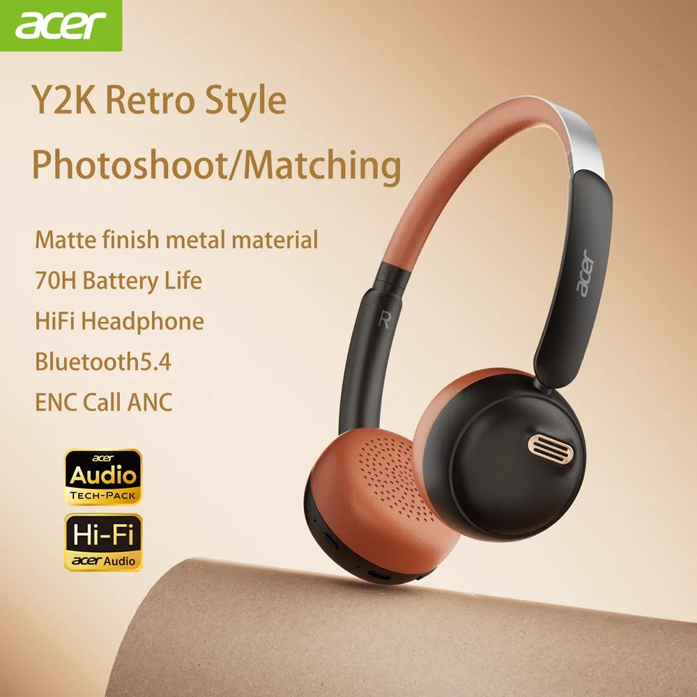 Acer OHW111 Bluetooth Headphon - Retro Gaming Headset ulasan dan harga