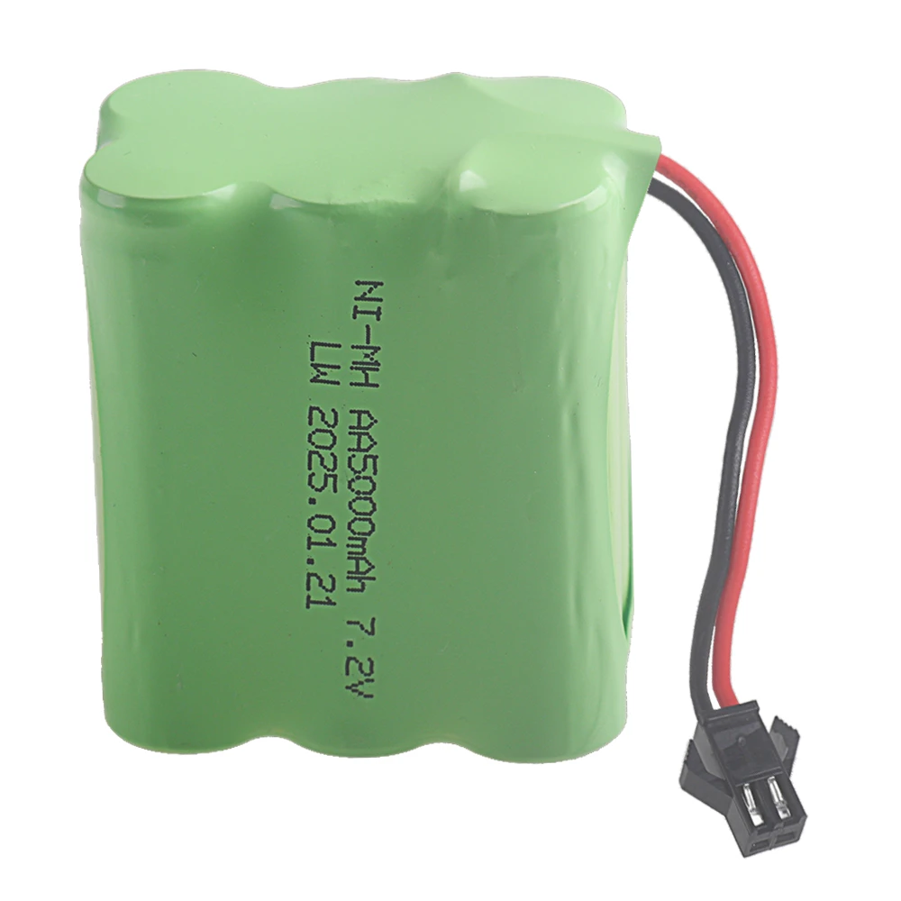 (SM-2P Plug) 7.2V 5000mah NiMH - Rechargeable Battery Aa ulasan dan harga
