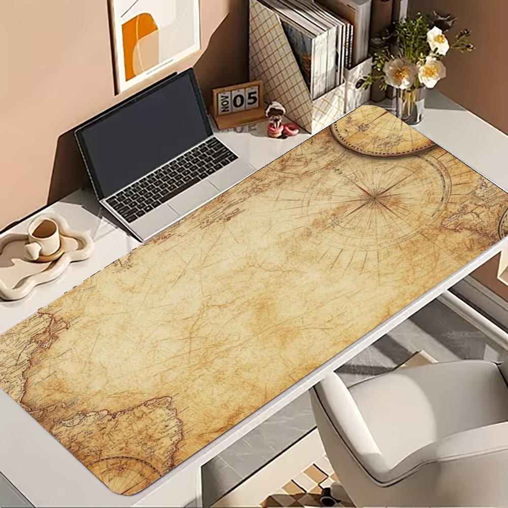 Worn Paper World Map Large Des - World Of Retro Gaming ulasan dan harga
