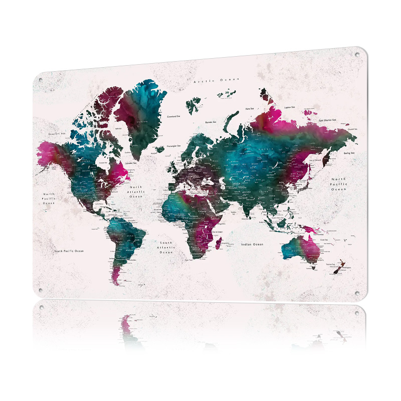 Detailed World Map Iskha Light - World Of Retro Gaming ulasan dan harga