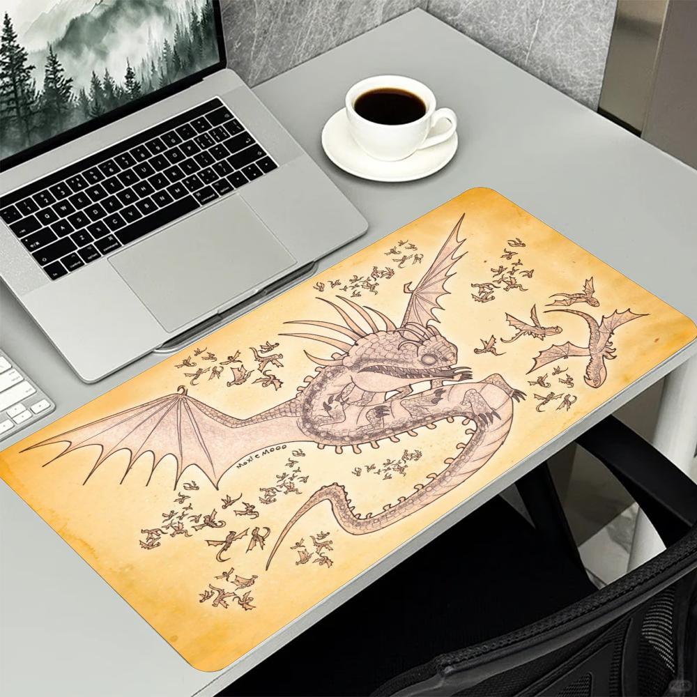 Vintage Old Paper Dragon Large - Retro Gaming Keyboard And Mouse ulasan dan harga