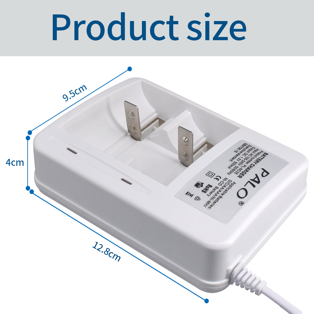 PALO Intelligent Smart Charger - Rechargeable Battery Aa ulasan dan harga