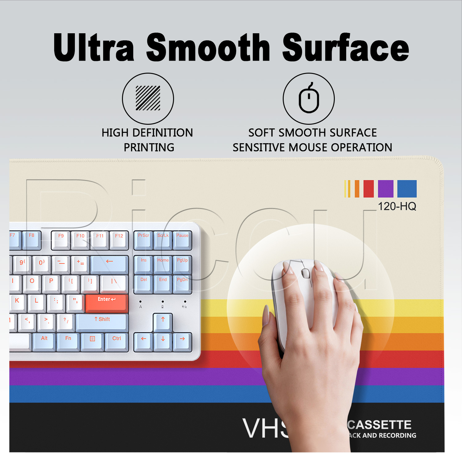 Large Retro VHS Style Gaming M - Retro Gaming Keyboard And Mouse ulasan dan harga