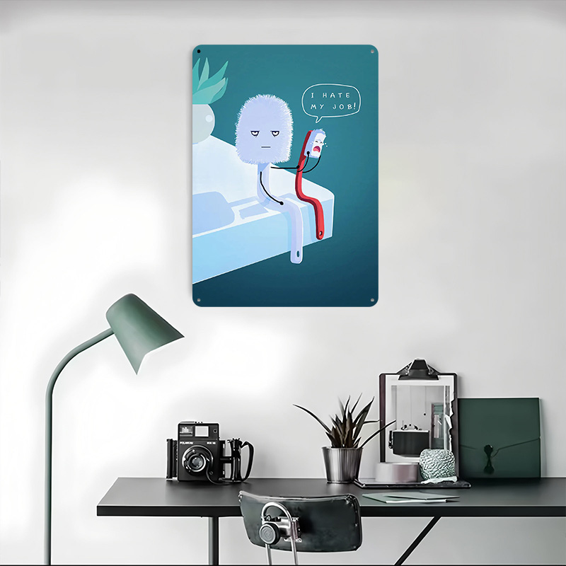I Hate My Job Printed Poster C - Retro Gaming Jobs ulasan dan harga
