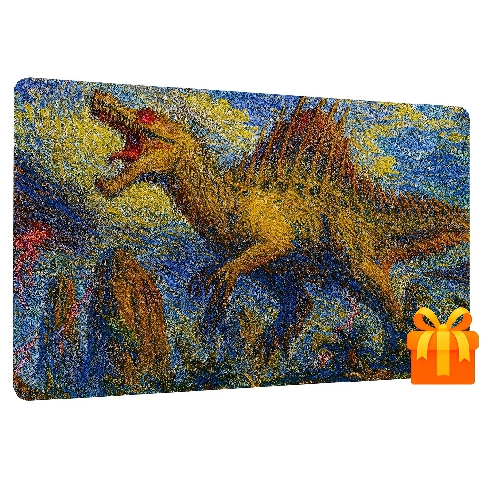 Retro Spinosaurus Playmat  Non - Retro Gaming Keyboard And Mouse ulasan dan harga