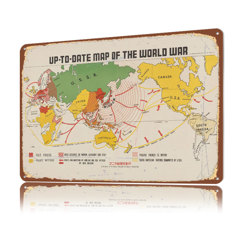 Map Of The World War Personali - World Of Retro Gaming ulasan dan harga