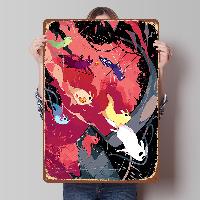 Rain World Metal Poster Custom - World Of Retro Gaming ulasan dan harga