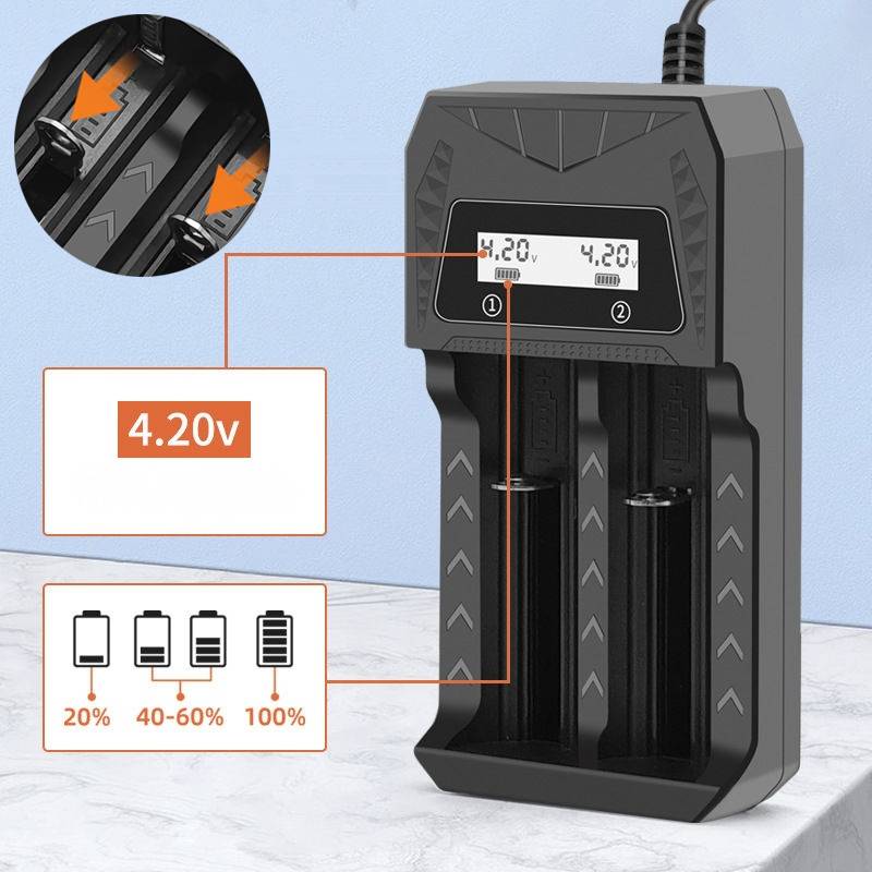 LCD Display Battery USB Charge - Rechargeable Battery Aa ulasan dan harga